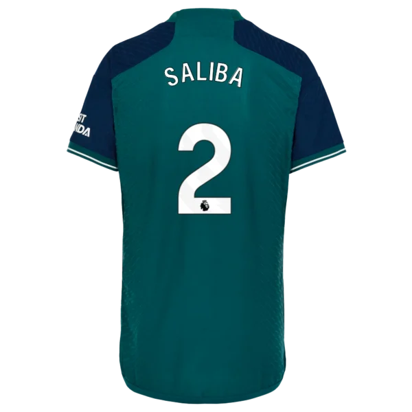 AFC Trikot Store - arsenal damen 2324 authentisches drittes trikot – william saliba Offizielle Arsenal Fußballbekleidung