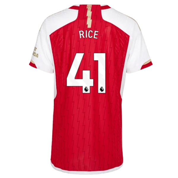 AFC Trikot Store - arsenal damen 2324 authentisches heimtrikot – declan rice Offizielle Arsenal Fußballbekleidung