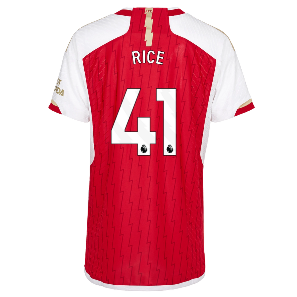 AFC Trikot Store - arsenal damen 2324 authentisches heimtrikot – declan rice Offizielle Arsenal Fußballbekleidung