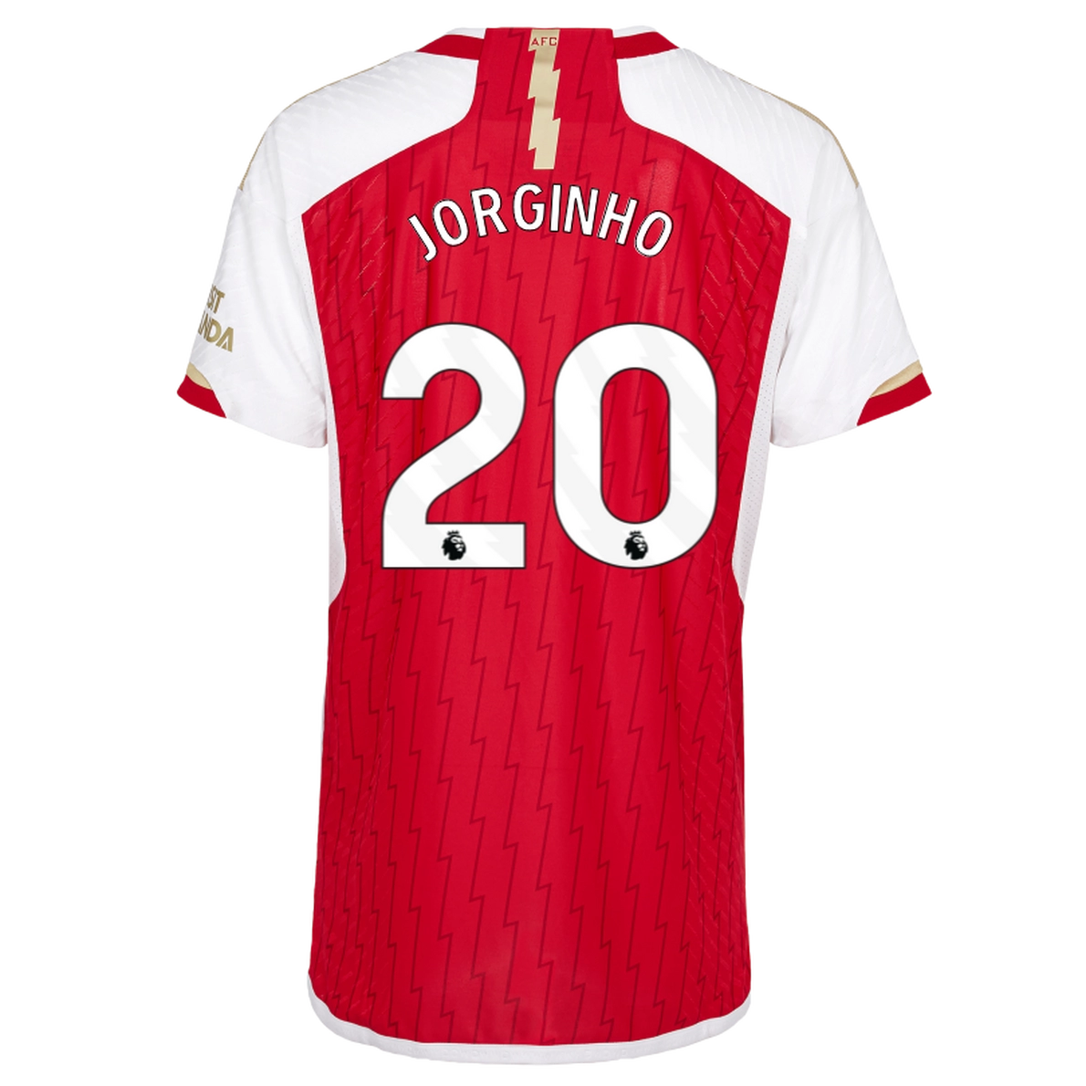 AFC Trikot Store - arsenal damen 2324 authentisches heimtrikot – jorginho Offizielle Arsenal Fußballbekleidung