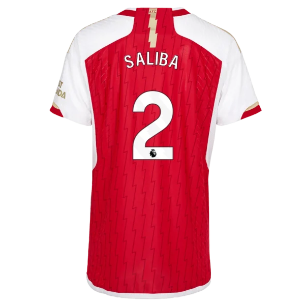 AFC Trikot Store - arsenal damen 2324 authentisches heimtrikot – william saliba Offizielle Arsenal Fußballbekleidung