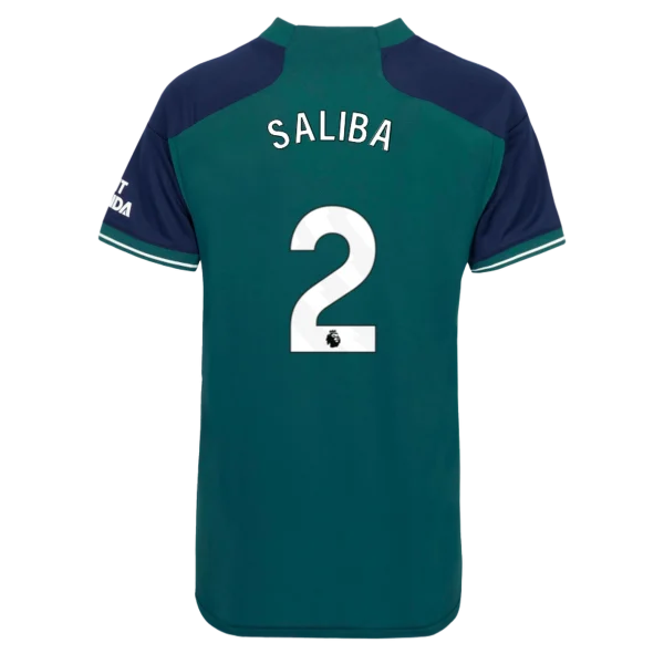 AFC Trikot Store - arsenal damen 2324 drittes trikot – william saliba Offizielle Arsenal Fußballbekleidung