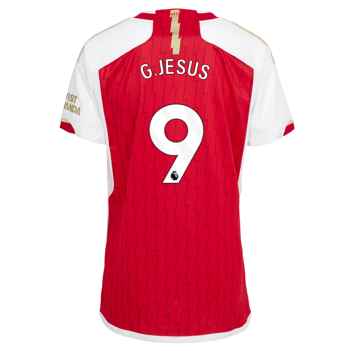 AFC Trikot Store - arsenal damen 2324 heimtrikot – gabriel jesus Offizielle Arsenal Fußballbekleidung