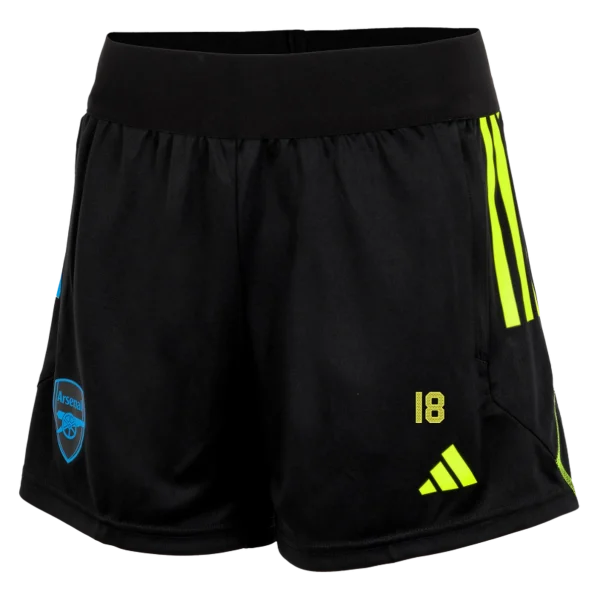 AFC Trikot Store - arsenal damen 2324 schwarze trainingsshorts – takehiro tomiyasu Kategorien für echte Arsenal-Enthusiasten Offizielle Arsenal Fußballbekleidung