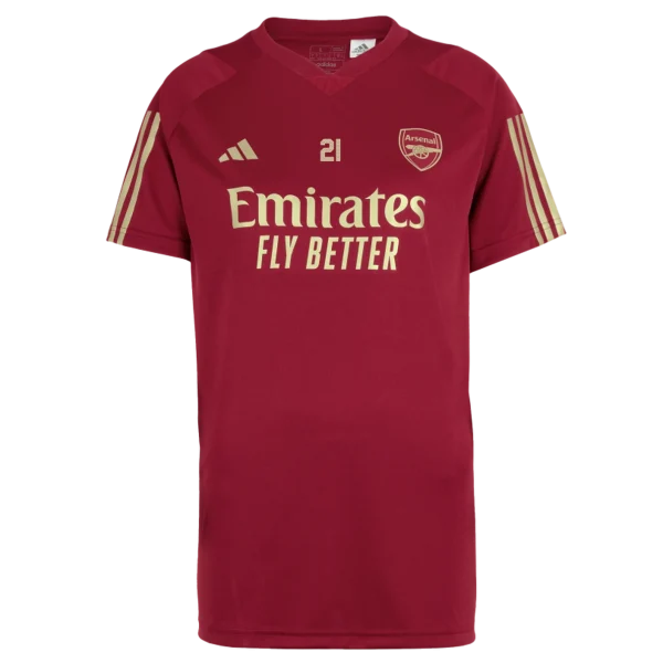 AFC Trikot Store - arsenal herren 2324 rotes trainingsshirt – fábio vieira Kategorien für echte Arsenal-Enthusiasten Offizielle Arsenal Fußballbekleidung