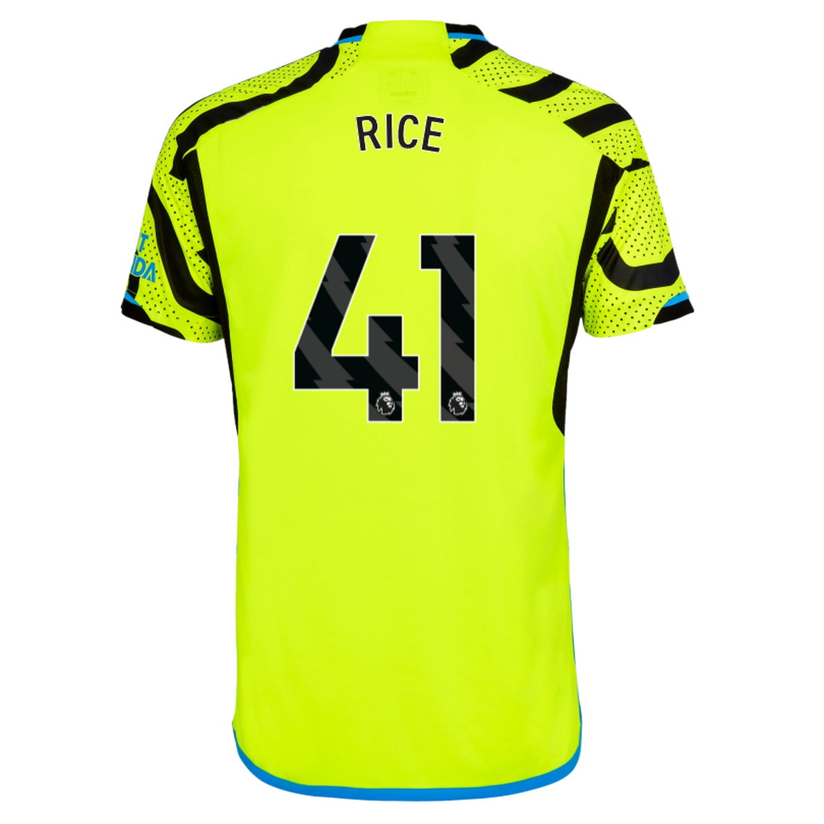 AFC Trikot Store - arsenal junior 2324 auswärtstrikot – declan rice Kategorien für echte Arsenal-Enthusiasten Offizielle Arsenal Fußballbekleidung