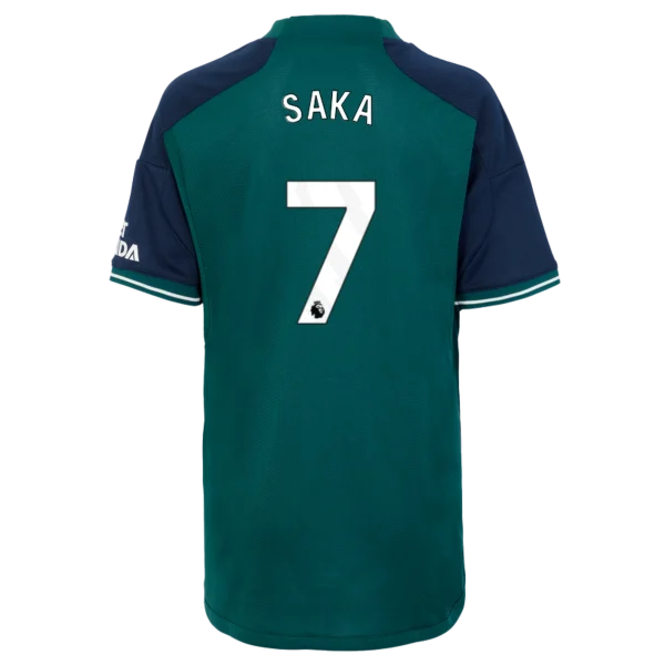 AFC Trikot Store - arsenal junior 2324 drittes trikot – bukayo saka Kategorien für echte Arsenal-Enthusiasten Offizielle Arsenal Fußballbekleidung