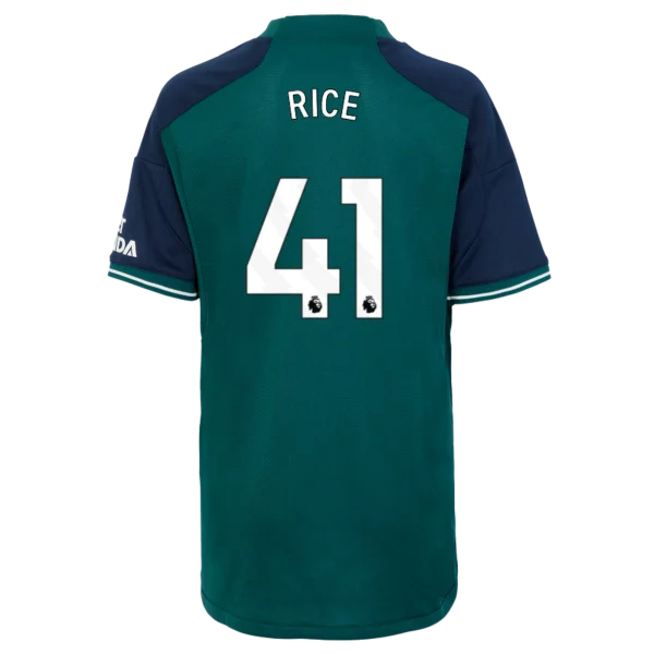 AFC Trikot Store - arsenal junior 2324 drittes trikot – declan rice Kategorien für echte Arsenal-Enthusiasten Offizielle Arsenal Fußballbekleidung