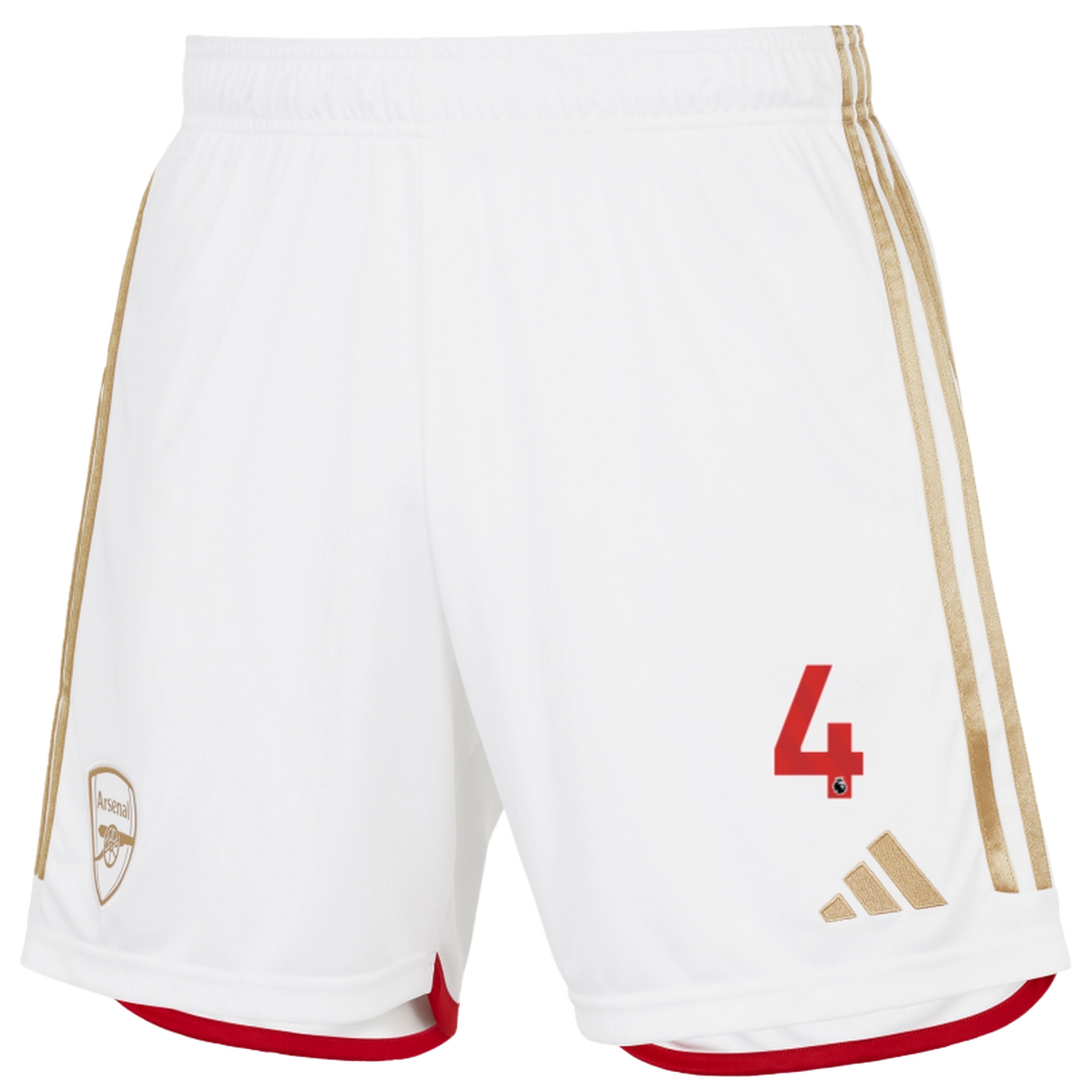 AFC Trikot Store - arsenal junior 2324 heimshorts – ben white Kategorien für echte Arsenal-Enthusiasten Offizielle Arsenal Fußballbekleidung