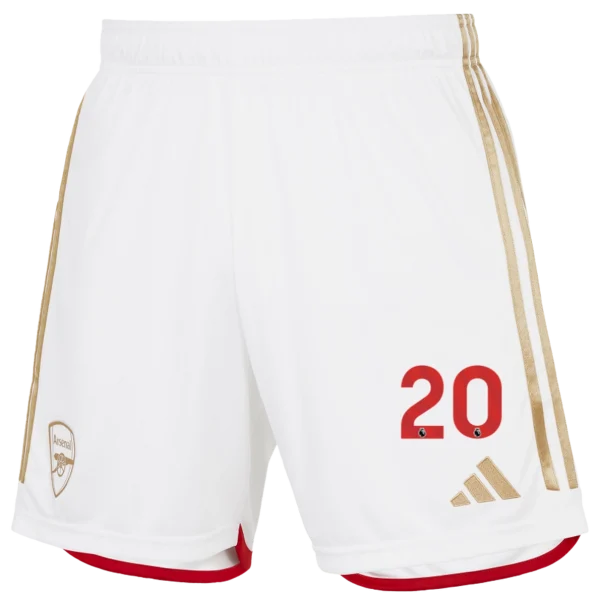 AFC Trikot Store - arsenal junior 2324 heimshorts – jorginho Kategorien für echte Arsenal-Enthusiasten Offizielle Arsenal Fußballbekleidung