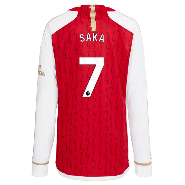 AFC Trikot Store - arsenal junior 2324 langärmliges heimtrikot – bukayo saka Kategorien für echte Arsenal-Enthusiasten Offizielle Arsenal Fußballbekleidung