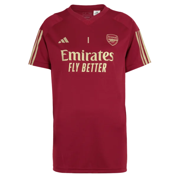 AFC Trikot Store - rotes trainingstrikot für damen 2324 von arsenal – aaron ramsdale Kategorien für echte Arsenal-Enthusiasten Offizielle Arsenal Fußballbekleidung